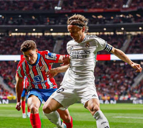 Clássico entre Atlético e Real Madrid é interrompido. (Foto: Instagram)