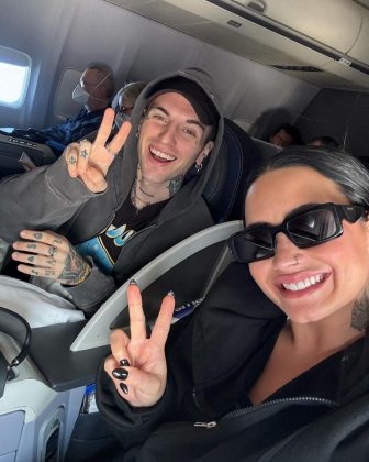 Demi Lovato e Jutes assumiram publicamente o relacionamento em agosto de 2022. (Foto Instagram)