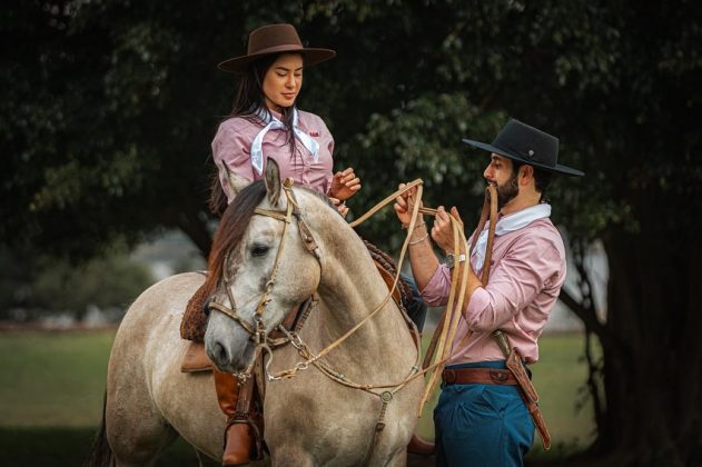 O casal, Isabelle Nogueria e Matteus Amaral se conheceram no BBB24 e seguem juntos, mas cinco meses após o final do reality, eles seguem morando na mesma casa e com um relacionamento mais maduro (Foto: Instagram)