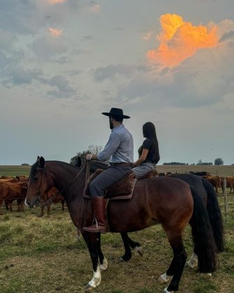 "Hoje teve um bebê recém-nascido aqui". (Foto Instagram)