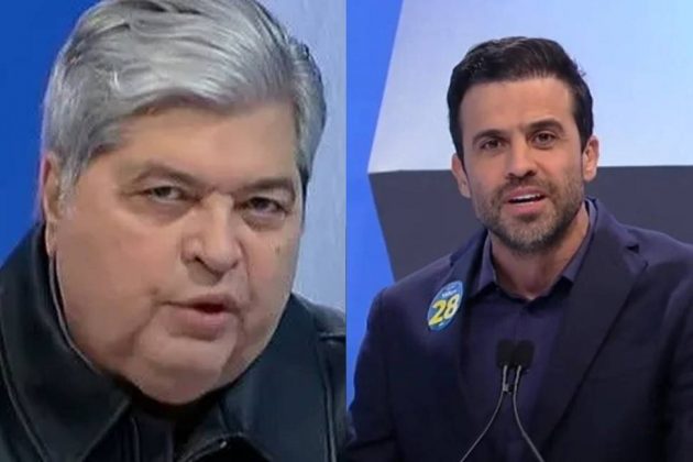 Datena abre ação na Justiça contra Pablo Marçal após ser alvo de ofensa em debate. (Foto: RedeTV!)