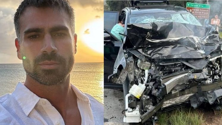 Médico de Rodrigão sofre acidente de carro dias após cirurgia do ex-BBB. (Fotos: Instagram)