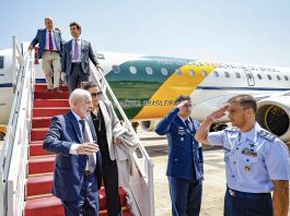 Avião com presidente Lula pousa no México depois de 4 horas dando voltas no ar (Foto: Agência Brasil)