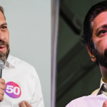 Boulos e Nunes se enfrentam em primeiro debate para o 2º turno das eleições. (Montagem Instagram)