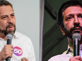 Boulos e Nunes se enfrentam em primeiro debate para o 2º turno das eleições. (Montagem Instagram)