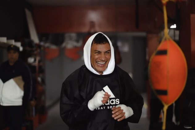 Ao final da disputa, Popó fez um emocionante discurso, revelando sua despedida do boxe profissional. (Foto Instagram)