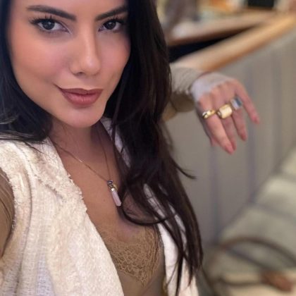 A apresentadora e ex-BBB Fernanda Bande, com 2,4 milhões de seguidores, publicou um áudio em seu perfil no X (antigo Twitter) alertando sobre a situação. (Foto Instagram)