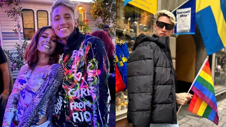 Ex-gay? Bailarino de Anitta rebate ataques após assumir namoro com mulher. (Fotos: Instagram)