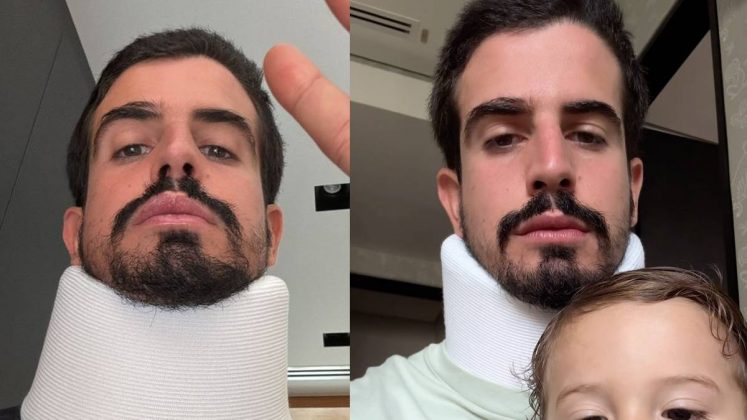 Enzo Celulari revela verdadeiro estado de saúde após surgir com colar cervical. (Foto: Instagram)