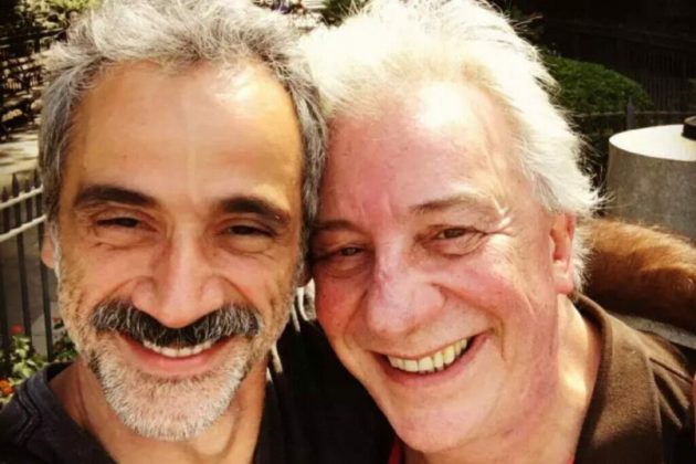 Marco Nanini e Fernando Libonati: O eterno Lineu de 'A Grande Família' tornou público seu casamento com o produtor há alguns anos, e além da surpresa ao grande público, também assumiu que eles vivem um relacionamento aberto. (Foto: Instagram)