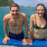 Nicolas e Juliana Paiva viveram um romance em 2018, enquanto protagonizavam a novela "O Tempo Não Para". (Foto Instagram)