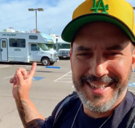 André Marques faz viagem de motorhome pelos EUA. (Foto: Instagram)