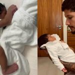 Yuri Lima comemora o primeiro mês de vida de Nala, filha com IZA: "Melhor presente" (Foto: Instagram)