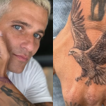 Bruno Gagliasso faz duas novas tatuagens durante viagem a São Paulo (Foto: Instagram)