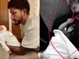 Yuri Lima publica momento com a filha Nala e encanta web (Foto: Instagram)