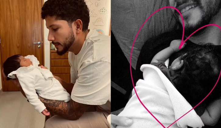 Yuri Lima publica momento com a filha Nala e encanta web (Foto: Instagram)