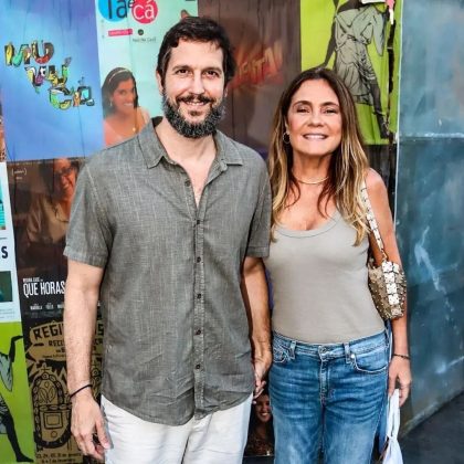 Vladimir Brichta e Adriana Esteves se conheceram em 2002, durante as gravações de Coração de Estudante. (Foto Instagram)