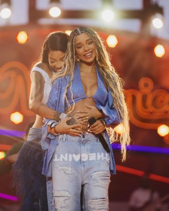 A dançarina Brunna Gonçalves anunciou que está esperando seu primeiro filho, fruto do relacionamento com sua esposa, a cantora Ludmilla. (Foto Instagram)