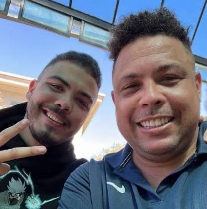 Ronaldo e Ronald: O ex-jogador e seu filho são a cara um do outro. (Foto Instagram)