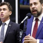 Nikolas Ferreira critica Boulos após anunciar apoio inédito em proposta: "Usou milhões". (Fotos; Câmara dos Deputados)