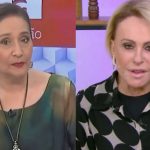 Sonia Abrão perde a paciência com Ana Maria Braga ao vivo: "Melhor ficar calada". (Foto: RedeTV!/Globo)