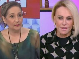 Sonia Abrão perde a paciência com Ana Maria Braga ao vivo: "Melhor ficar calada". (Foto: RedeTV!/Globo)