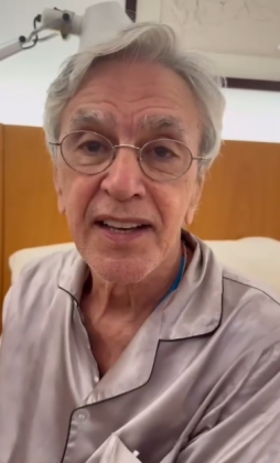 Caetano Veloso envia apoio à sobrinha Preta Gil. (Foto: Instagram)