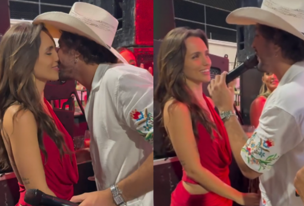 Nattanzinho e Rafa Kalimann celebraram o Natal juntos. (Foto: Instagram)