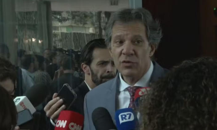 Fernando Haddad não descarta 'ataque especulativo' sobre o dólar. (Foto: reprodução Globo)