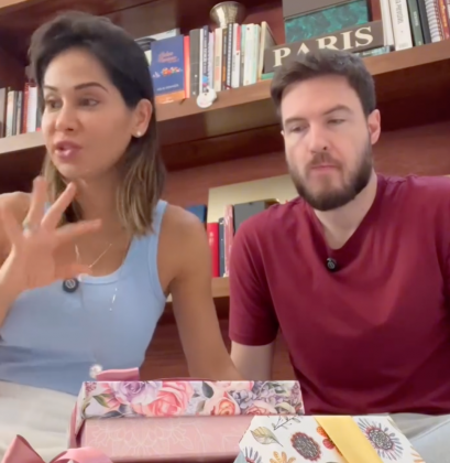 Maira Cardi e Thiago Nigro presenteiam funcionários com R$ 10 mil cada. (Foto: Rede social)