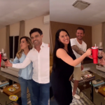 Wanessa Camargo celebra espera da irmã ao lado da família: "Está a caminho" (Foto: Instagram)