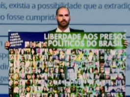 Eduardo Bolsonaro faz apelo para asilo de foragidos brasileiros na Argentina. (Foto: Instagram)