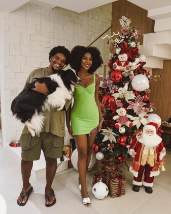 A ex-BBB Camilla de Lucas também passou o Natal de verde, mas não engravidou. (Foto Instagram)