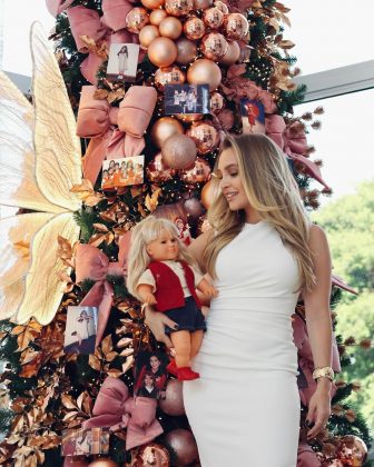 Carla Díaz fez uma decoração bastante pessoal e simbólica. (Foto Instagram)