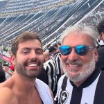 Matheus Costa, famoso pelos vídeos de humor com o pai, seu Zé, esteve na Argentina para a final e comemorou. (Foto Instagram)