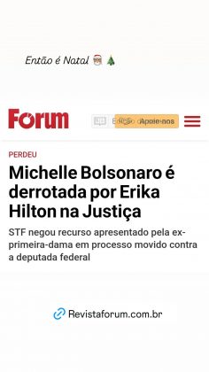 A deputada federal Erika Hilton se pronunciou sobre a decisão do STF, que rejeitou uma queixa-crime de Michelle Bolsonaro contra ela. (Foto: Instagram)