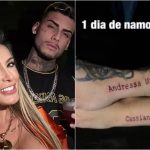 Ela ainda se declarou apaixonada: "Um dia de namoro. Mamãe apaixonou. O pai tem nome: Cassiano", escreveu em suas redes sociais. (Foto Instagram)