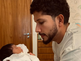 Yuri Lima publica vídeo com a filha Nala. (Foto: Instagram)