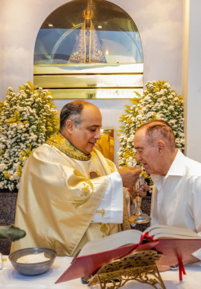 O evento marcou 34 anos de sua icônica cena no Cristo. (Foto: Instagram)