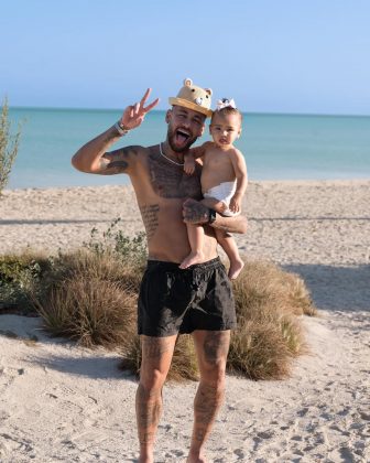 O jogador tem três filhos: Davi Lucca, Mavie e Helena. (Foto: Instagram)