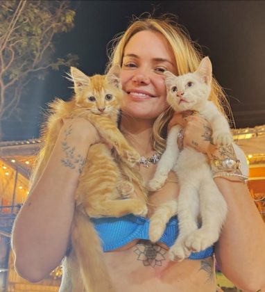 Marcela Mc Gowan compartilha saudade dos gatos durante viagem à Tailândia (Foto: Instagram)