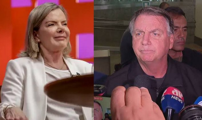 Gleisi Hoffmann rasga o verbo contra família de Bolsonaro: "Não tiveram vergonha". (Foto: Agência Brasil/X)