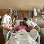 Preta Gil recebe visita dos pais, Gilberto Gil e Flora, no hospital após saída da UTI (Foto: Instagram)