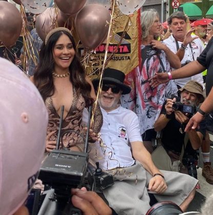 Marcelo Rubens Paiva agredido em bloco de Carnaval! (Foto: Reprodução/Instagram)