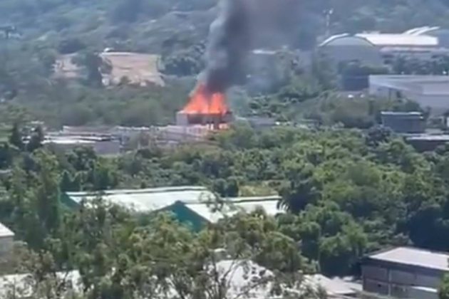 Cenário de destruição! Imagens do incêndio impressionam e mostram a força do fogo. (Foto: Reprodução)