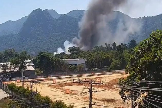 Segundo incêndio em menos de dois anos! Estúdios Globo já haviam sido atingidos por fogo em 2022. (Foto: Reprodução)