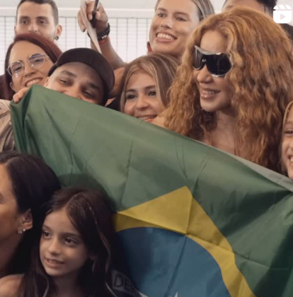 Shakira inicia turnê no Brasil. (Foto: Reprodução)