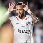 Neymar marca primeiro gol após retorno ao Santos. (Foto: Instagram)