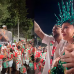 Paolla Oliveira se emociona em despedida da Grande Rio. (Foto: Reprodução)