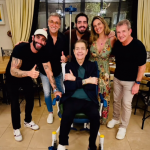 Faustão surgiu em uma foto rara compartilhada nas redes sociais. (Foto: Instagram)